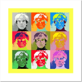 Andy Warhol Pop Art Style Posters and Art